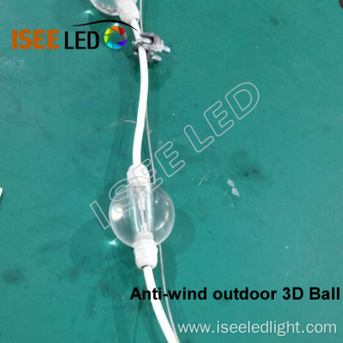 Anti-wind 3D LED Ball Outdoor IP65